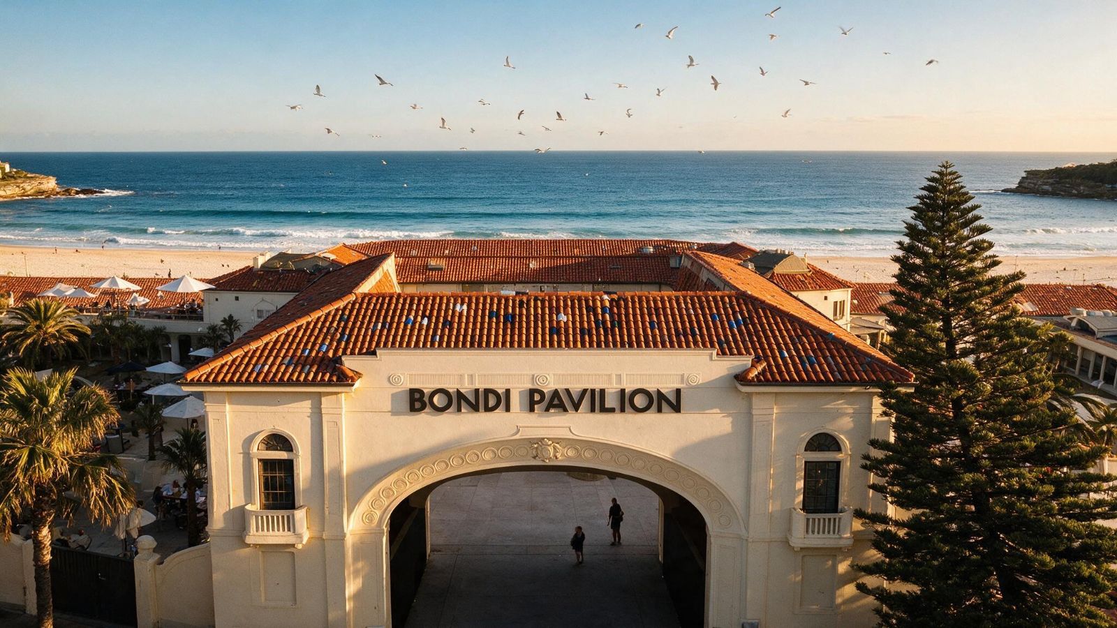Bondi Pavilion in late afternoon light